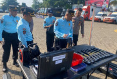 Pastikan Kesiapan Pengamanan WSL Krui Pro 2024, Ditpamobvit Polda Lampung Gelar Apel Pasukan